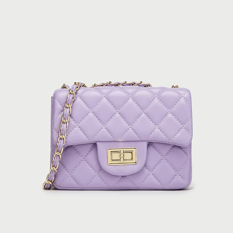 2025 Trendy Spring New Diamond Chain Bags Ladies Shoulder Messenger Hand Bags Purses for Woman