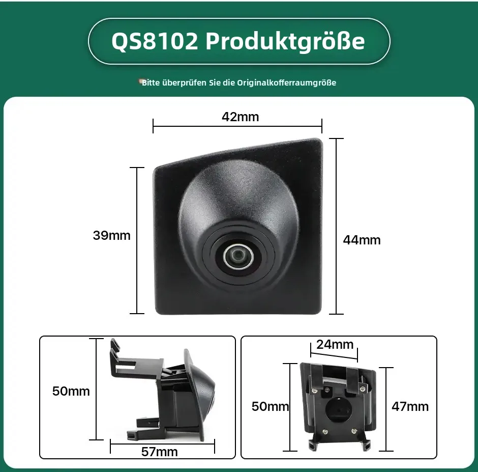 AHD Frontkamera 1080P Für BMW - 170° Weitwinkel Einparkkamera E60 F30 F10
