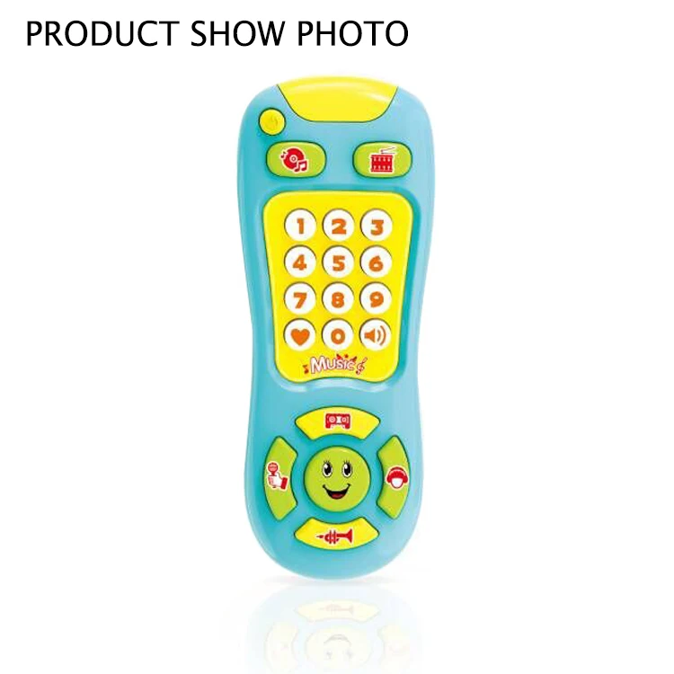 Пластиковый музыкальный светильник, развивающий пульт управления с несколькими кнопками для раннего развития детей, музыкальная игрушка с дистанционным управлением
