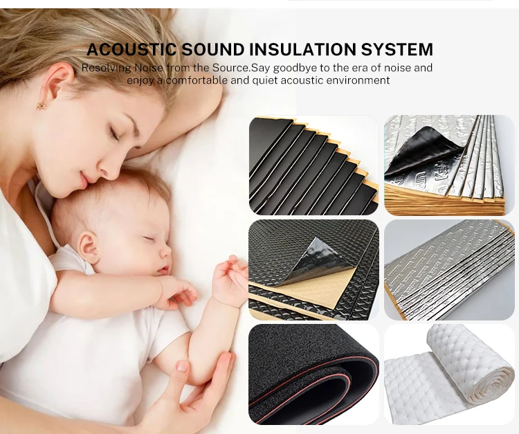 Car Damping Sheets Soundproofing Noise Damping Insulation Vehicle Sound