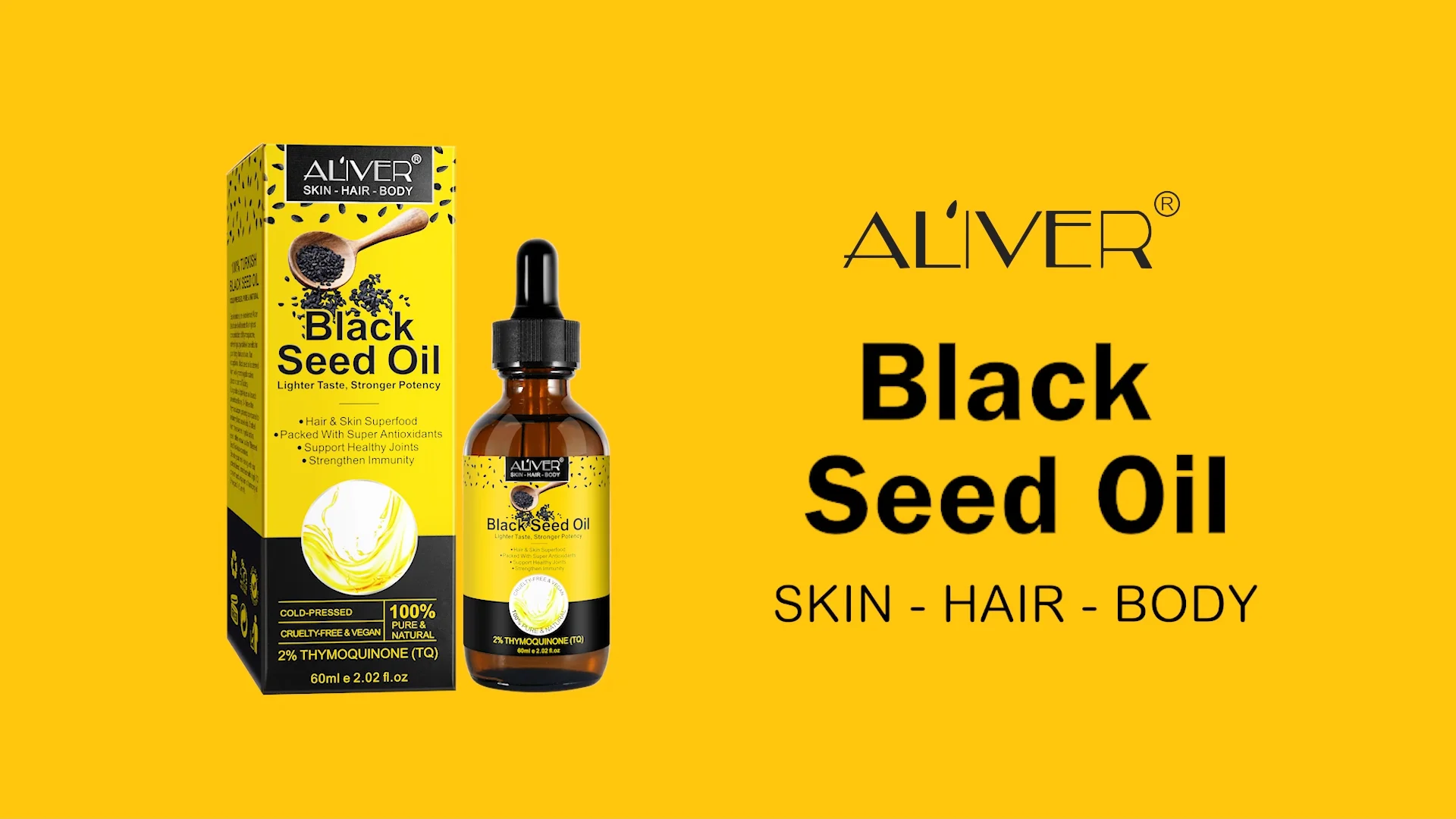 Aliver 2 Thymoquinone 60ml Strengthen Immunity Wholesale Private Label