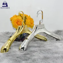 Display Coat Plastic Shiny Custom Electroplated Glossy Wholesale Hangers
