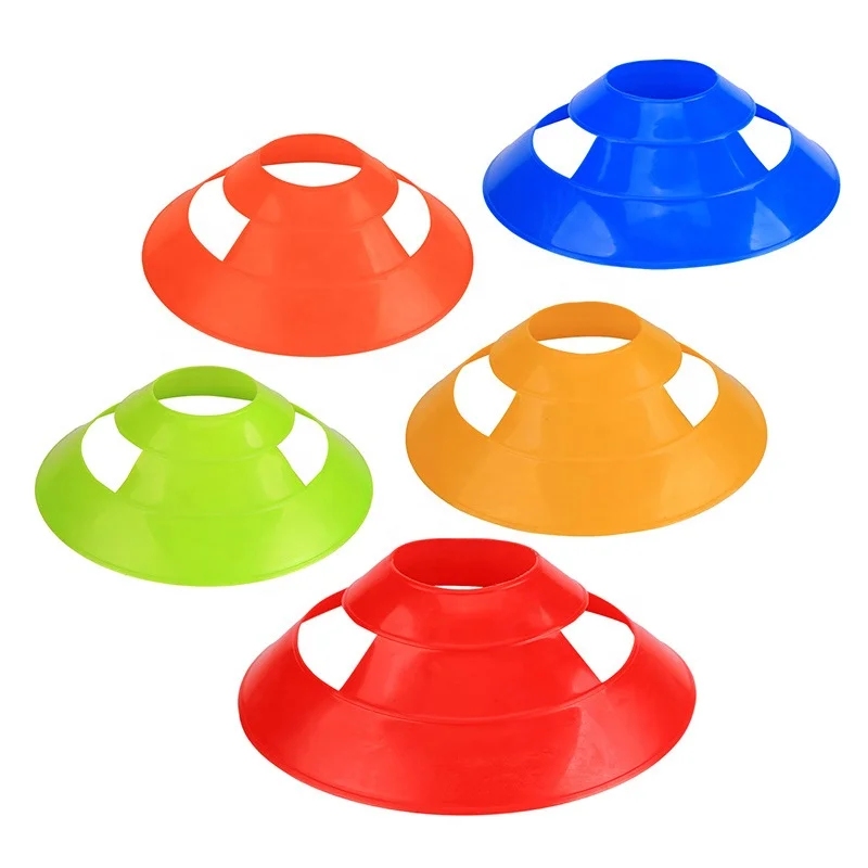 Flexible Disc Cones For Speed Agility Drills Practice Training Plastic