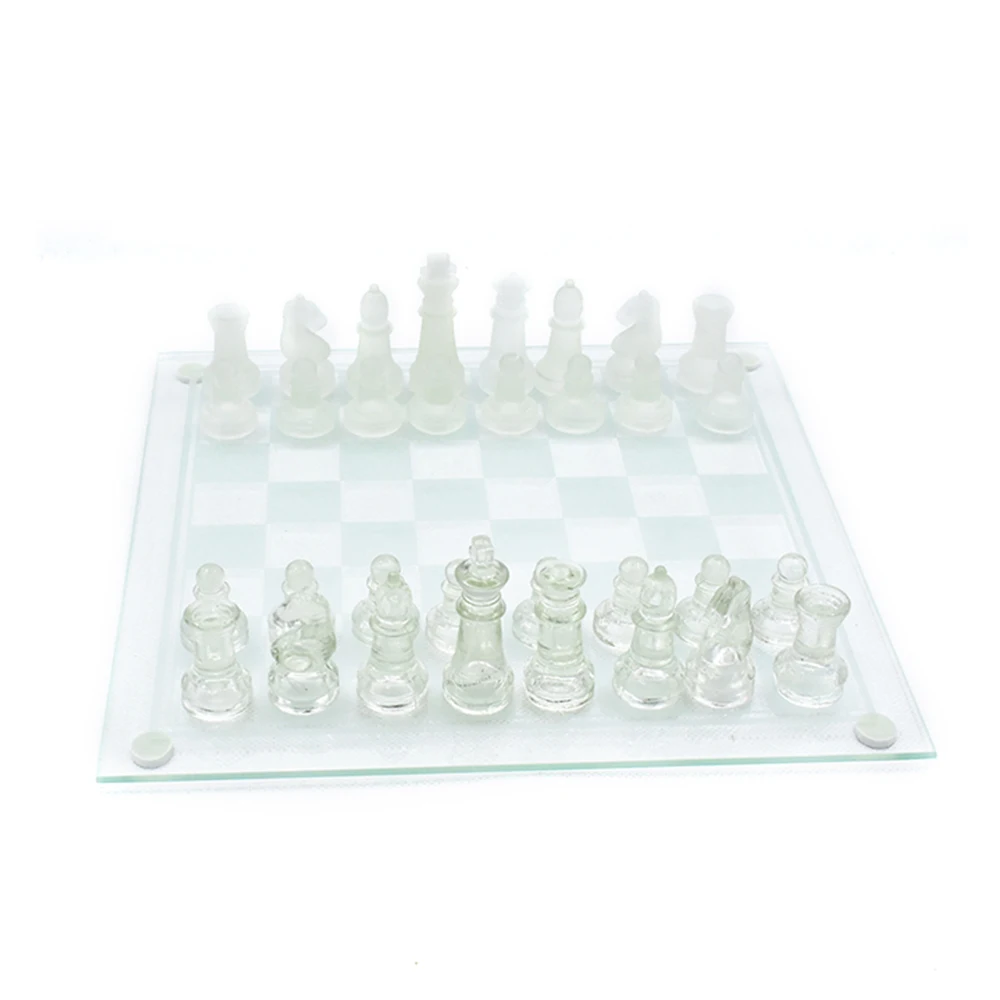 Cheap Price Small Handmade Chess Set Glass Drinking Game Chess