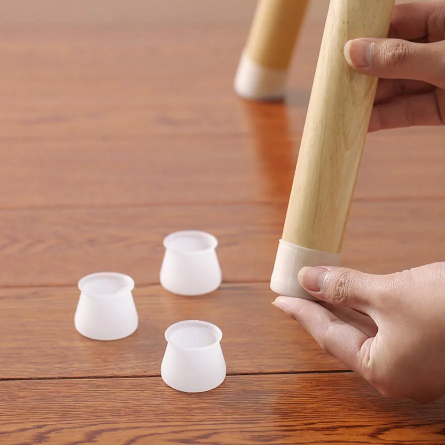 16 шт. силиконовых кейсов стол подушечки под ножку стола протекторы стул защитные подкладки табуреты бесшумный и противоскользящее покрытие для ножек стула