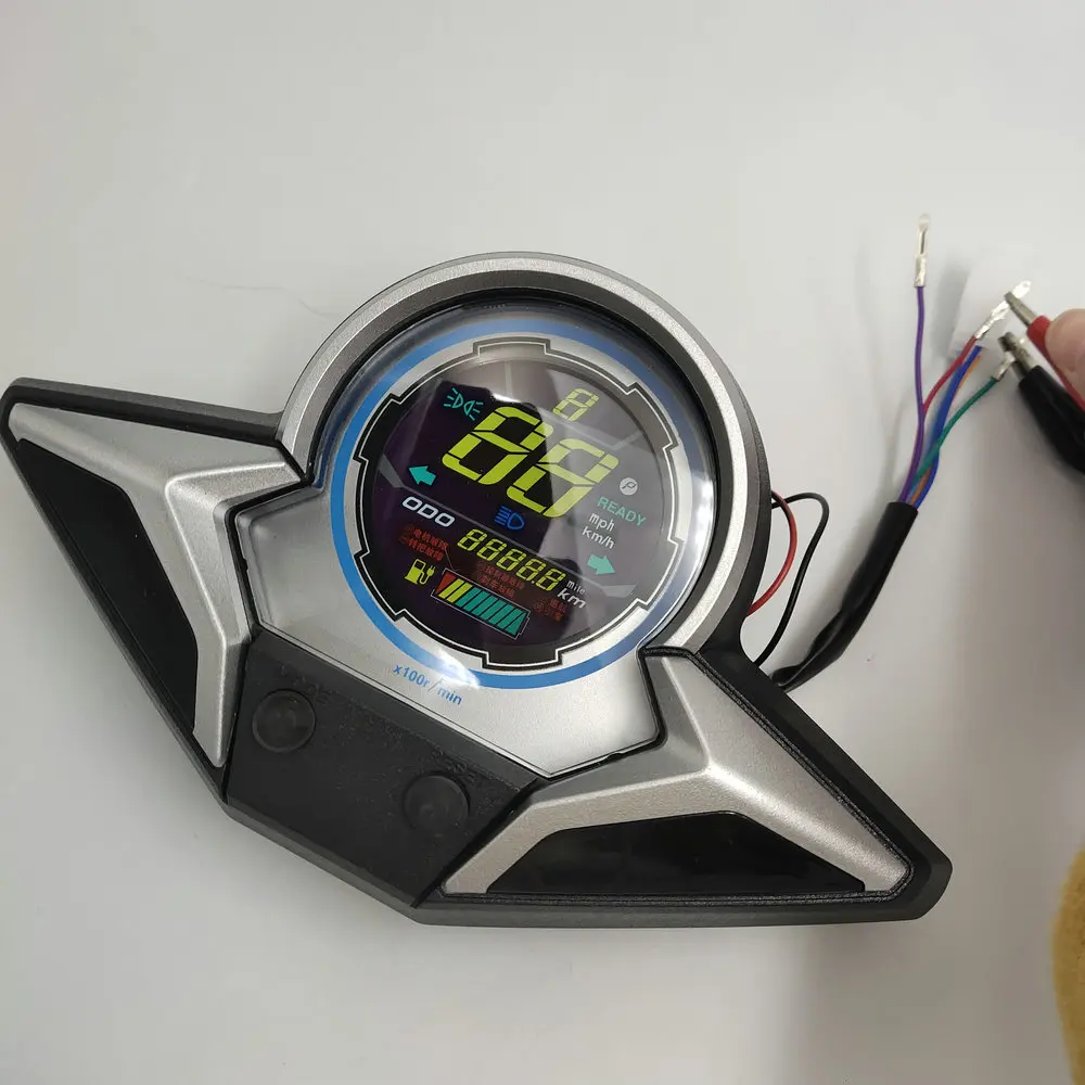 バッテリー電源レベルインジケーター48-72vLCDディスプレイスクーター