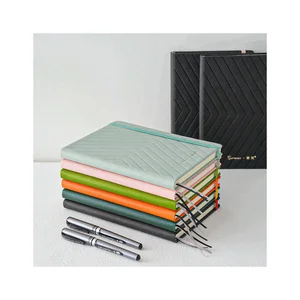 New Design Wholesale Personalized Low MOQ Kawaii  A5 A6 Hardcover PU Leather Journals Custom logo Notebook with Elastic Band