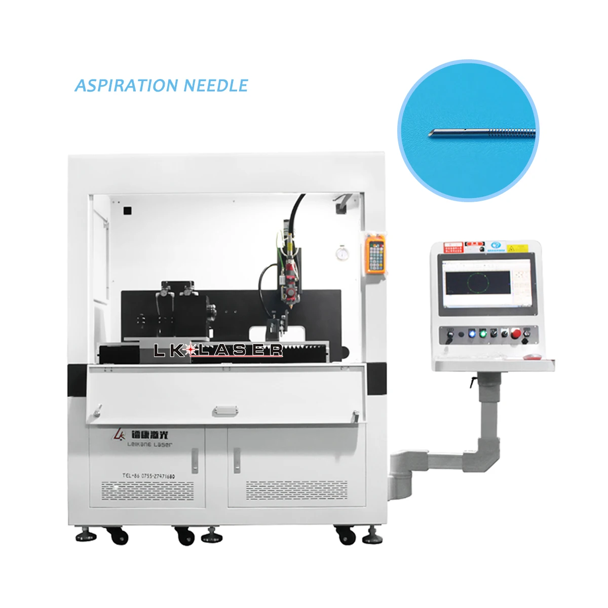 Laser Cutting for Medical Devices Bone Marrow Aspiration Needle Laser Cutting Machine
