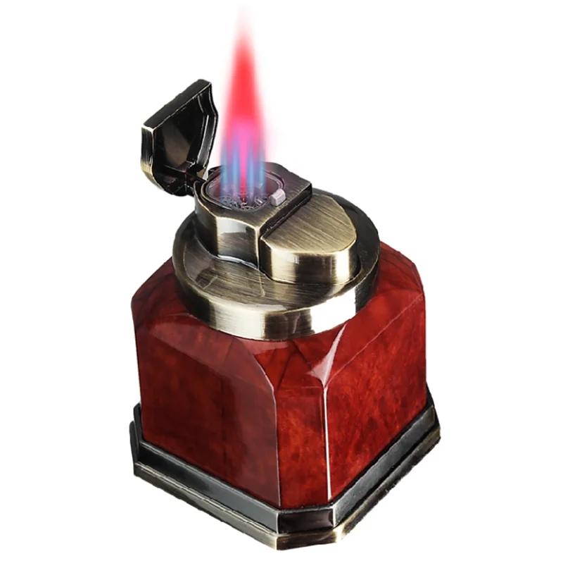 Quad Torch Lighter Tabletop Refillable Butane Gas Red Flame Cigar Tobacco on m.alibaba.com