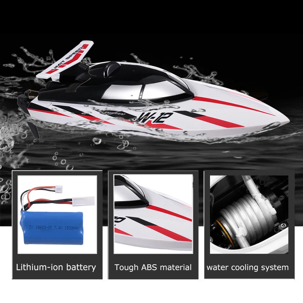 Popular HOSHI WLtoys WL912-A 2.4G RC Racing Boat 35KM/H High Speed RC Boat 390 Motor Capsize Protection Remote Control Toys Gift