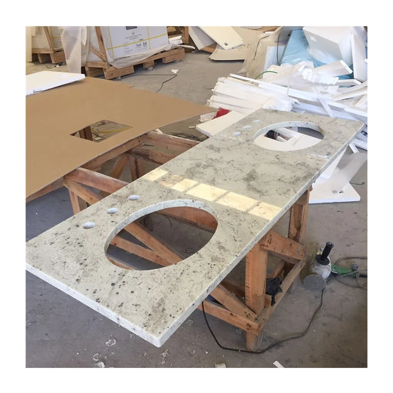 white granite silk stone home bar counters kitchen countertops price, hotel bathroom vanity top prefab