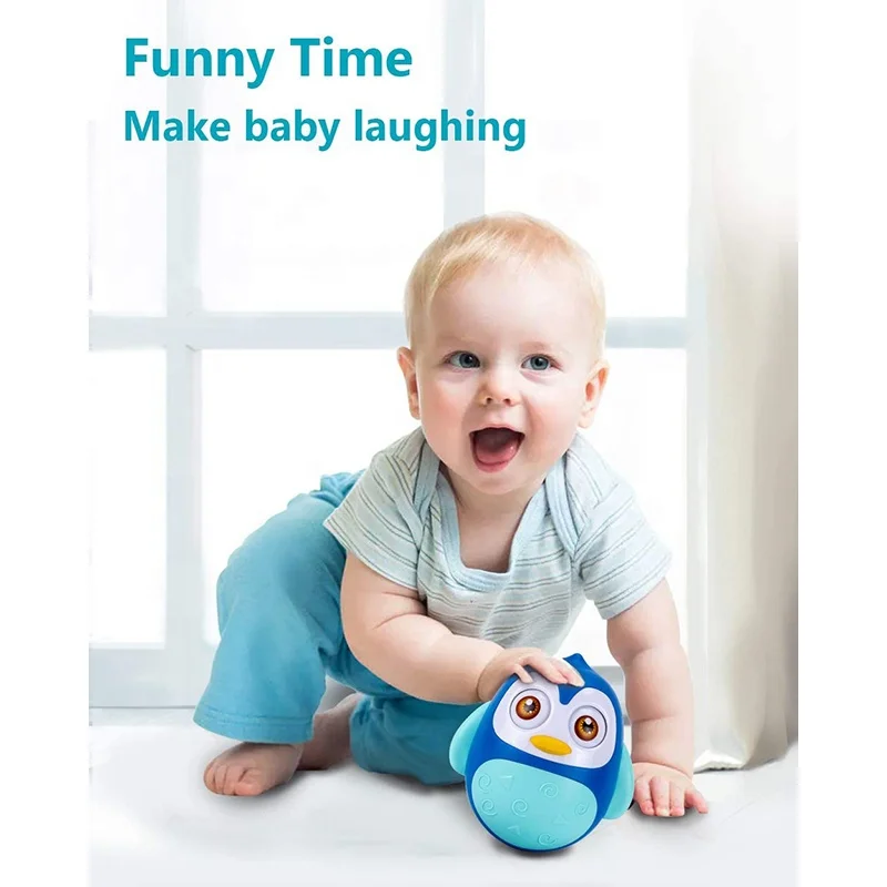 
 Прочная и безопасная чашка на животике игрушка неваляшка сенсорная игрушка пингвин Неваляшка музыкальная воблер (Wobbler) игрушка для детей  