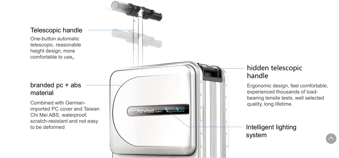 mini suitcase luggage smart e lectric riding with powerful motor SE3mini-ty