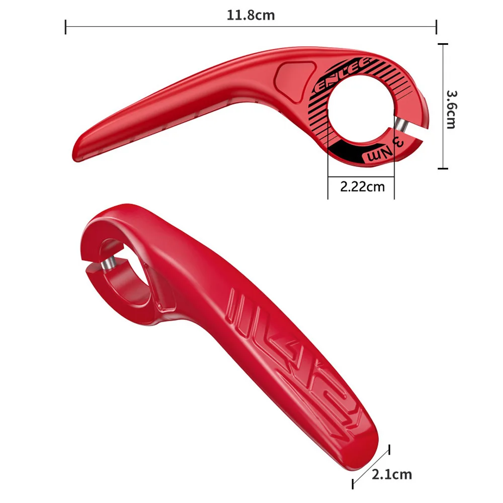 Bicycle Handlebar Set With Cow Horn Auxiliary Handlebar Mountain Bike Rest Handle Hook Folding Bicycle Handle Set Accessories