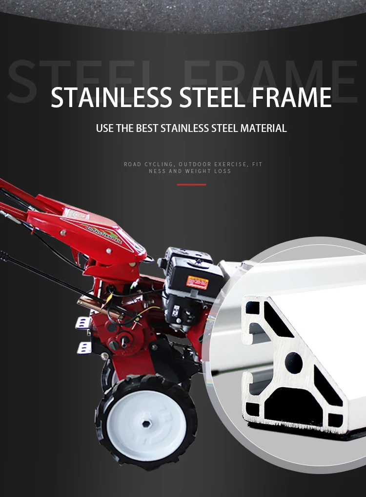 Mini Tractor Roto Tiller Blade Wheel Loader Diesel Hand Operated Plough