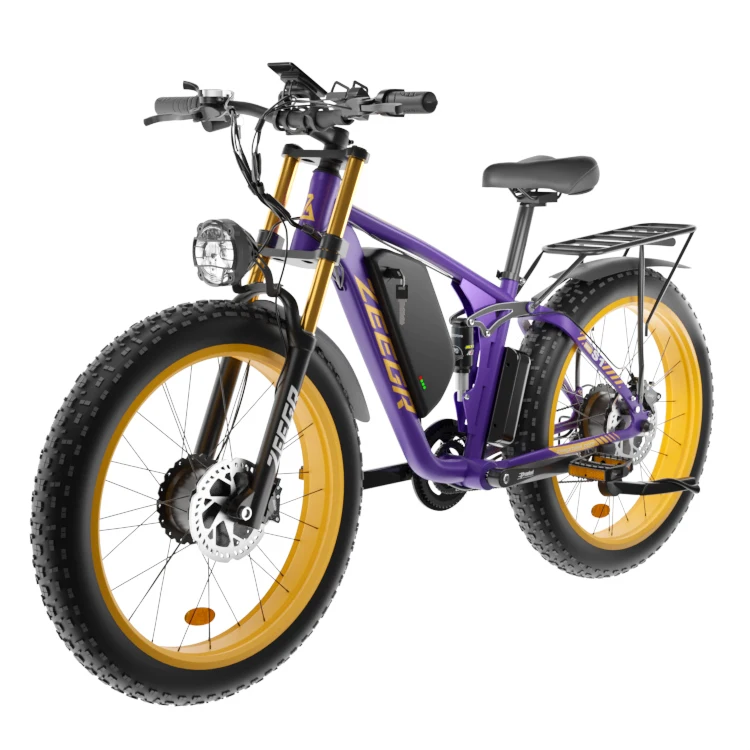 2000w Dual Motor Ebike 26inch 7speed Electric Fat Tire Bike 48v Electric Bike Wholesale Long Range Electric Mountain Bike