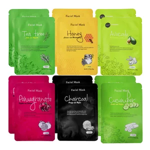 MSDS Fruit Face Mask Beauty Korean Cosmetics Korea Oem Natural With Blueberry Green Manufacturer Sheet Female 3 Years 10000 Pcs