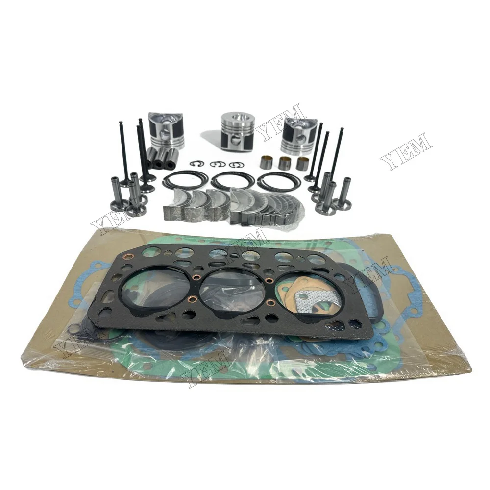 Engine Rebuilding Kit With Full Gasket Set Cylinder Piston Rings Bearing Valves for Mitsubishi K3E Engine Replacement Parts 2