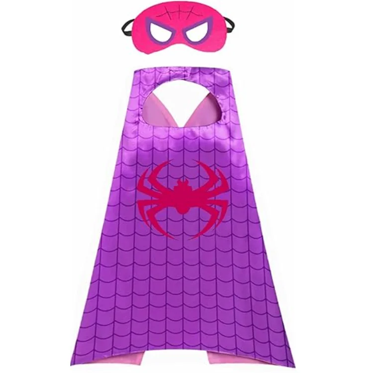 D.Q.Z Super 'Super Sis' Cape & Mask Costume Set With Tutu - Big Sister Role Play Gift For Girls - View #3