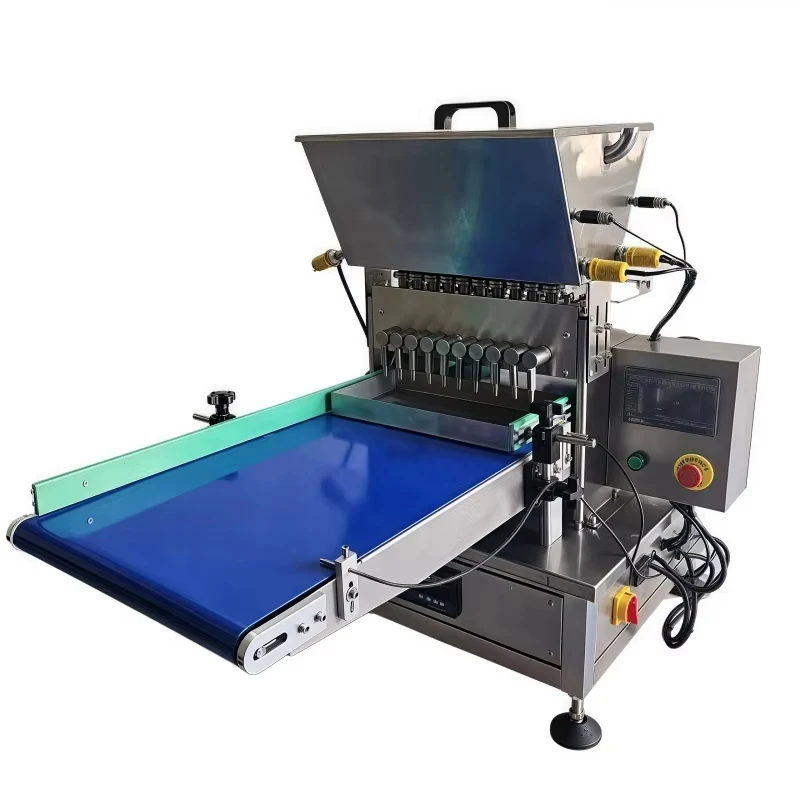 Automatic Mint Hard Candy Depositor Universal Small Scale Gummy Coconut Sugar Mold Form Make Machine Lollipop Candy Depositor