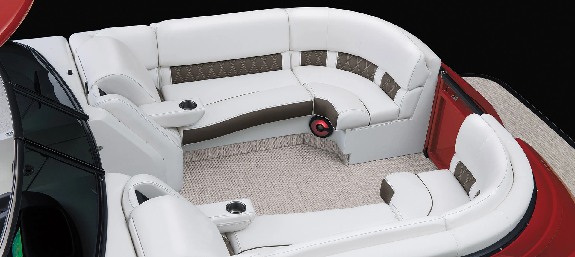 Bateau ponton hors-bord - M900 DOUBLE DECKER - MOGGARO ALUMINIUM YACHTS