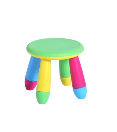 Modern Style Plastic Kids Table and Stool Set Small Dimensions for Classroom Bedroom or Dining for Kindergarten Use