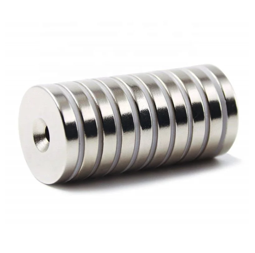 Pemanent magnets disc n52 countersunk neodymium