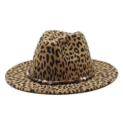 leopard fedora hat wholesale