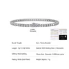 5mm Moissanite Bracelet + GRA Certificate