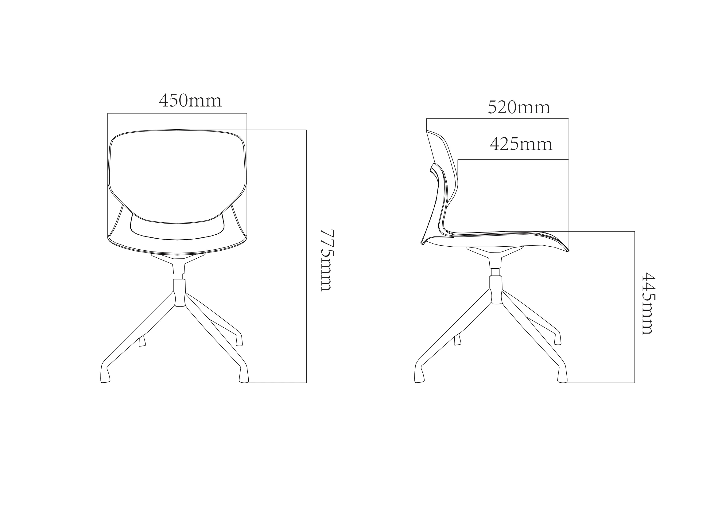 Meeting Cafe Dining Chair Soft Fabric with Metal Base Modern Upholstery manufacture