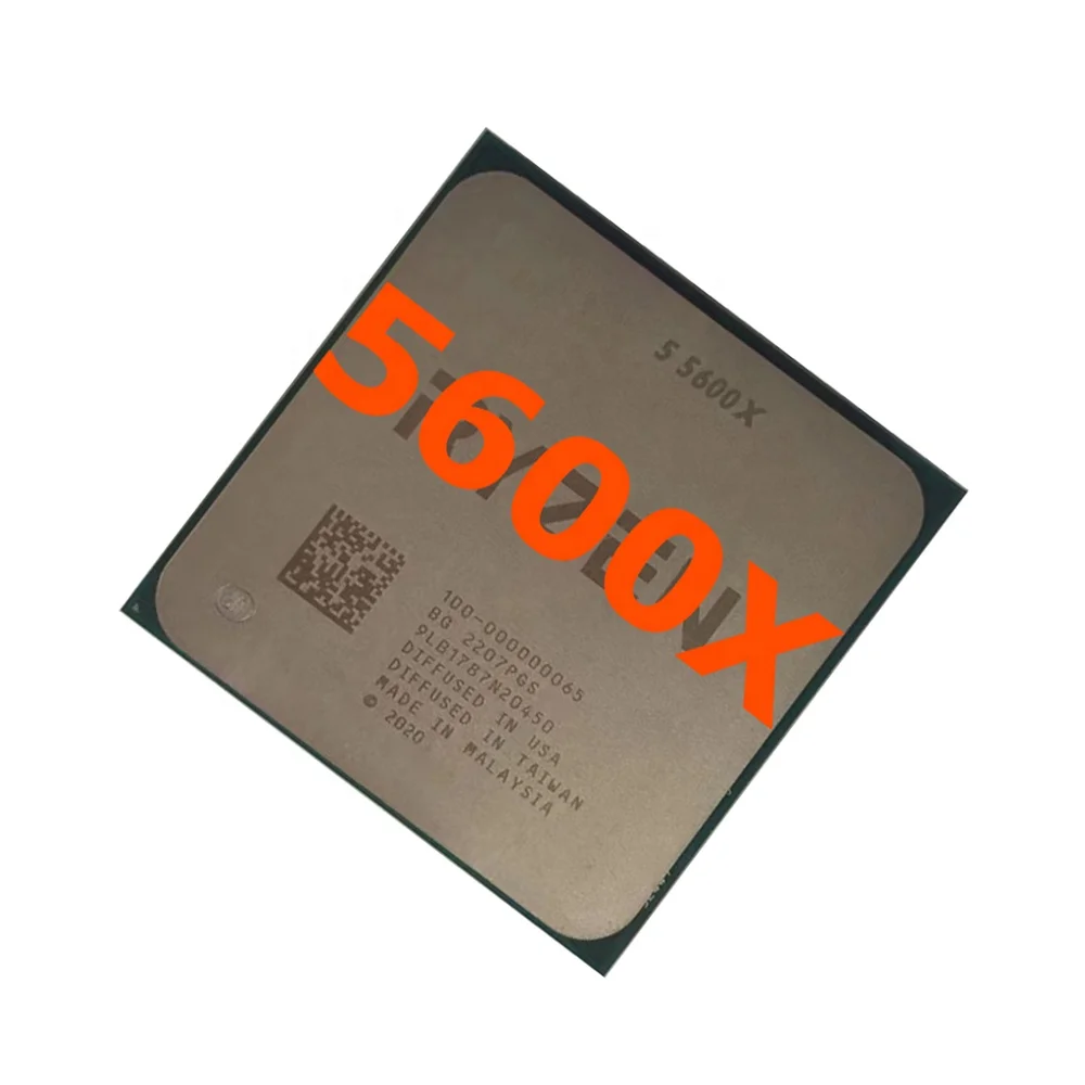 AMD Ryzen 5 5600X - 6-Core 12-Thread CPU Without Cooler