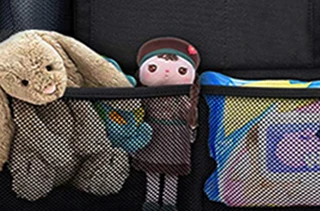 High Quality Touch Screen Tablet Holder Oxford Fabric Car Backseat Organizer with 9 Storage Pockets Back Seat Storage