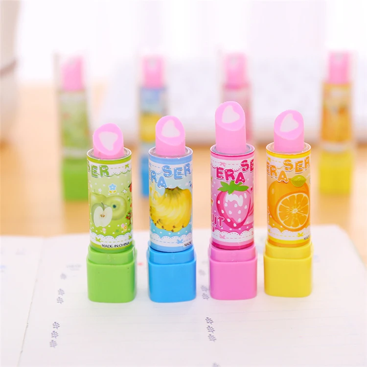 Офисные и школьные принадлежности новинка ластик для губной помады с персонализированным логотипом