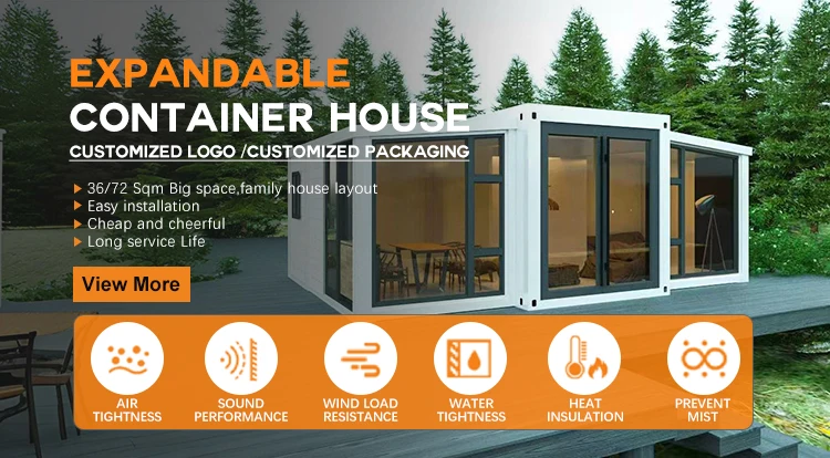 Prefabricated 20Ft 40Ft Expandable Container House Prefabricated 20Ft 40Ft Expandable Container House