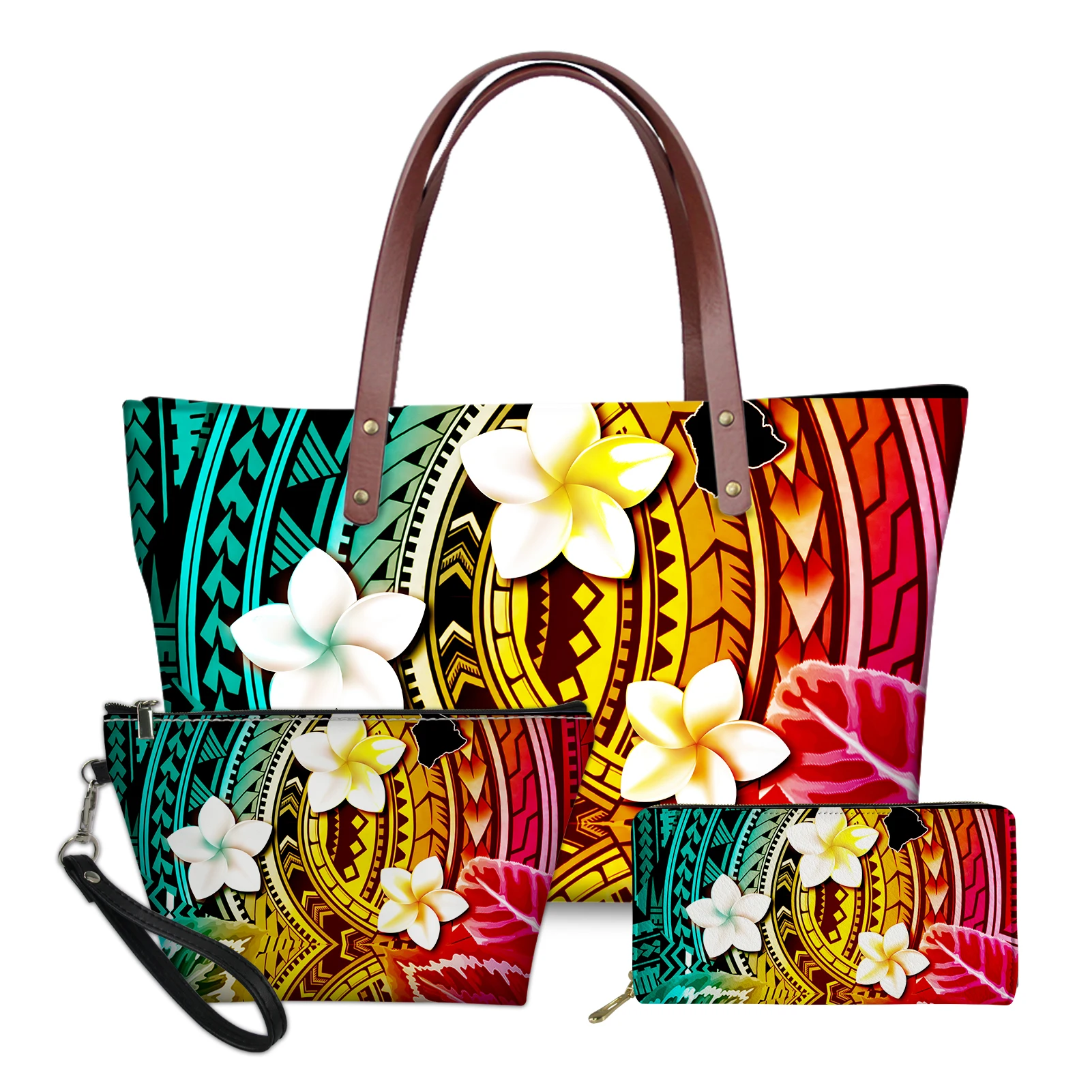 Native Hawaiian Style Design Print Custom Print Handbag High Quality Designer  Handbags Latest 3 Pieces Set Bags Women Handbags - Buy Set Bags Women  Handbags,Designer Handbags,Custom Print Handbag Product on Alibaba.com