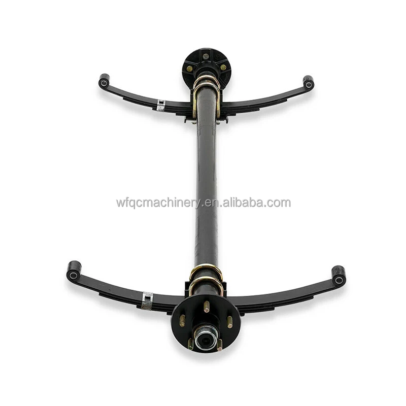 High Quality Light Duty Trailer Single Axle Kit Solid Square / Round