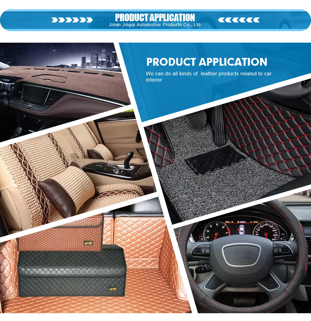 Car Dashboard Accessories Decoration Cutting Leather Dashboard Cover