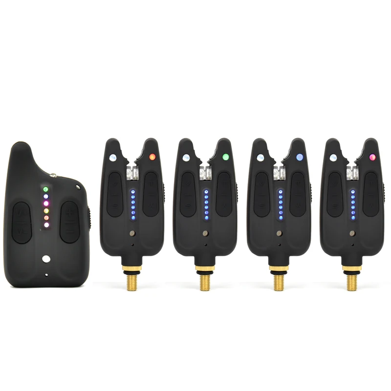 Wireless Black Plastic Fishing Carp Bite Alarm