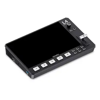 FEELWORLD L4 10.1"Touch Screen USB3.0 Fast Streaming Multi-camera Sdi Video Mixer 4 Channels detail image