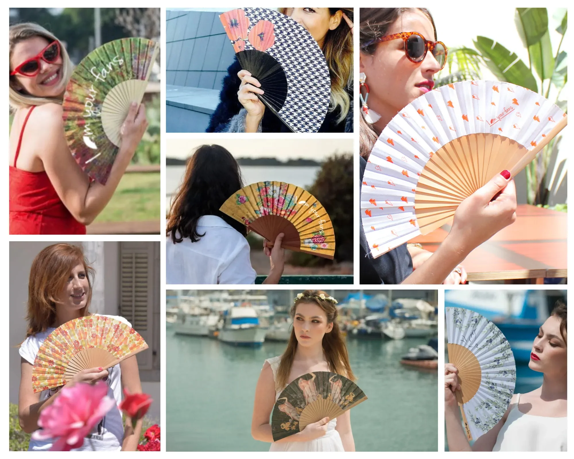 White Custom DIY Hand Fan Printed Logo Lash Fans Personalized Wedding Hand Held Portable Japanese Blank Paper Fan