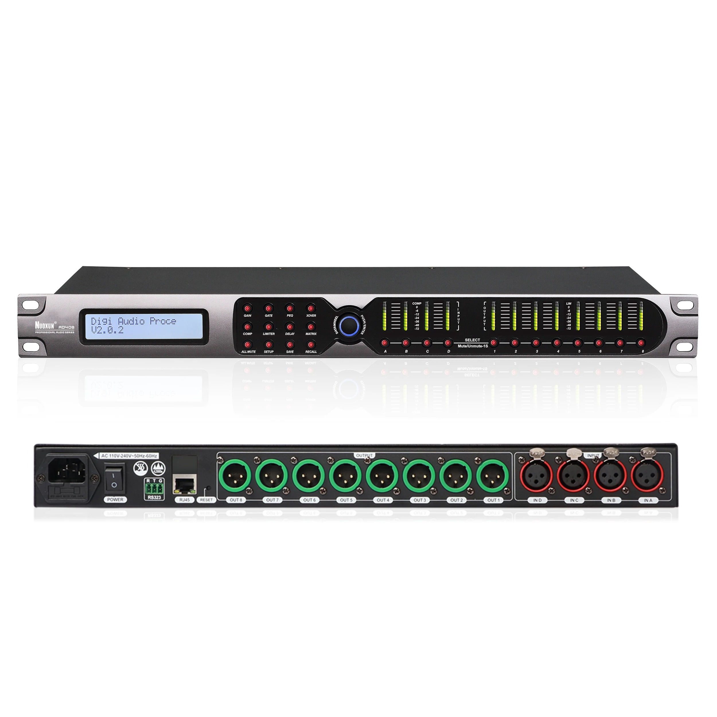 Profissional De Audio Dsp Digital Speaker Processor Loudspeaker Management System