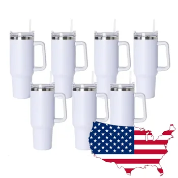 Melville Tartan Crest 40 oz Insulated Tumbler with Handle