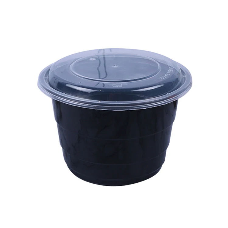 Hot sell American round high box Microwave disposable plastic take away bento lunch box with lid TY2000