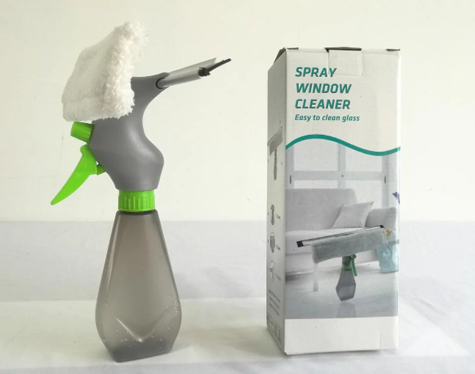 3 In 1 Spray Bottle Squeeze Window Wiper And Cloth Pad Cover Mirror Window Cleaner Buy Window 2546