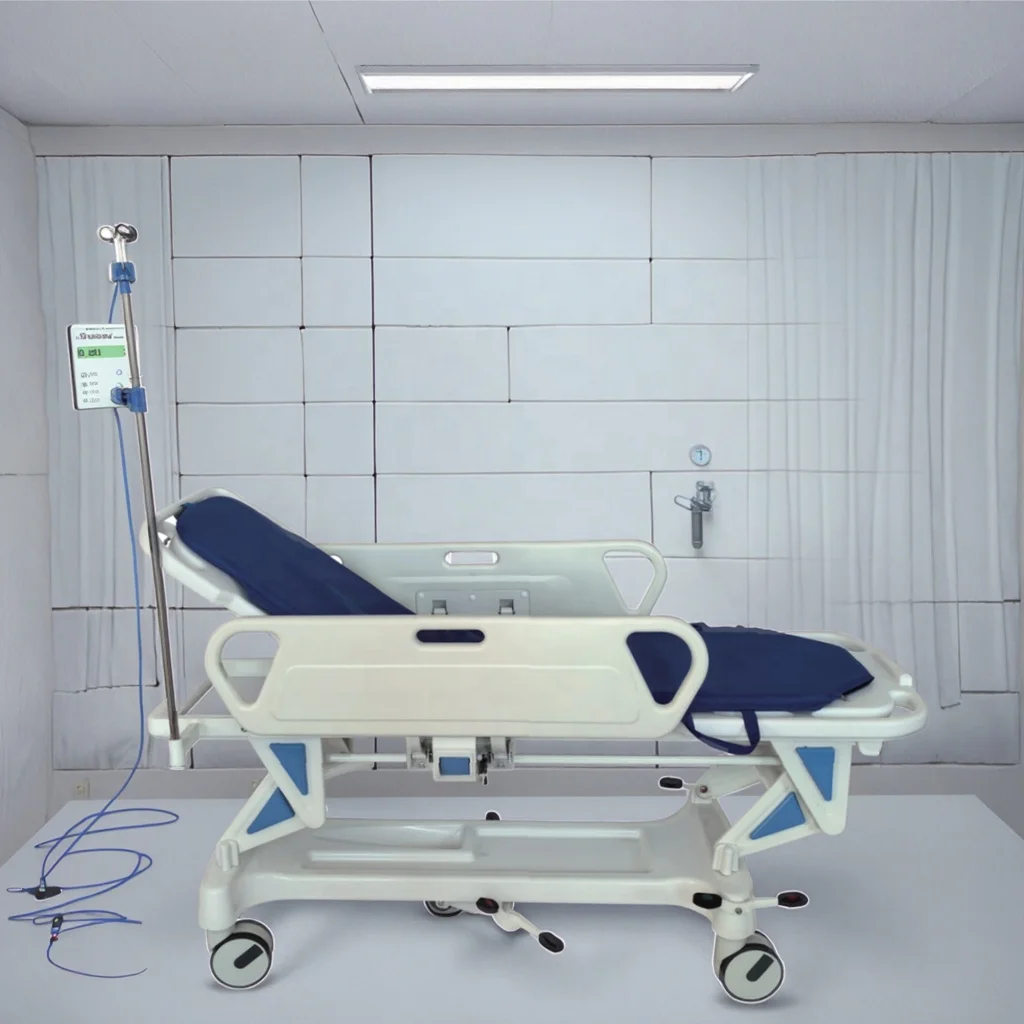 Sample Available - Advanced 360 Degree Maneuverable Surgical Operating Bed One-Pedal Central Braking System 2
