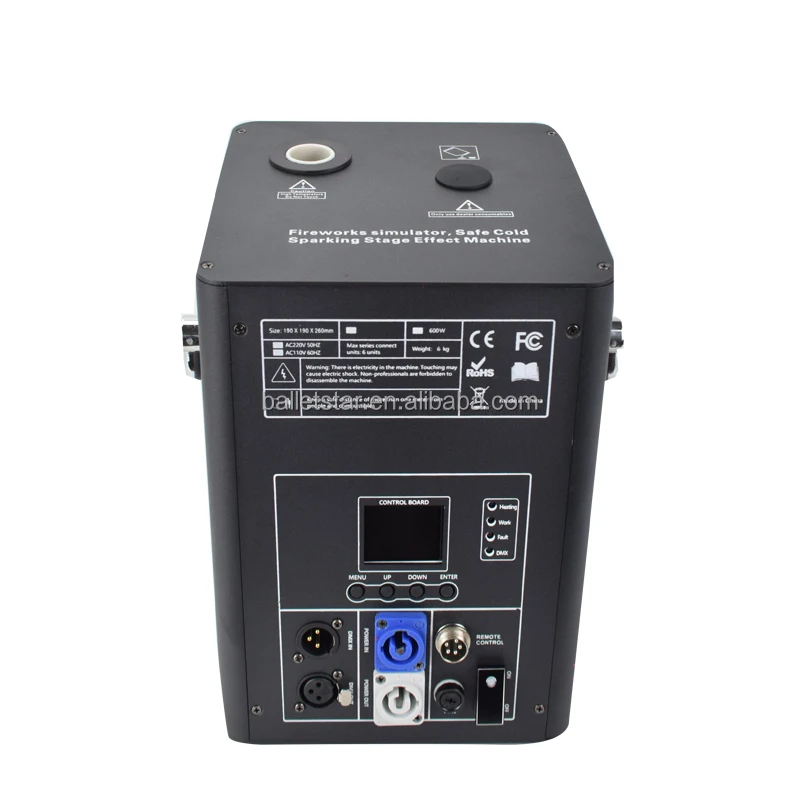 750W DMX Fireworks Sparkler Fountain - Perfect for Parties