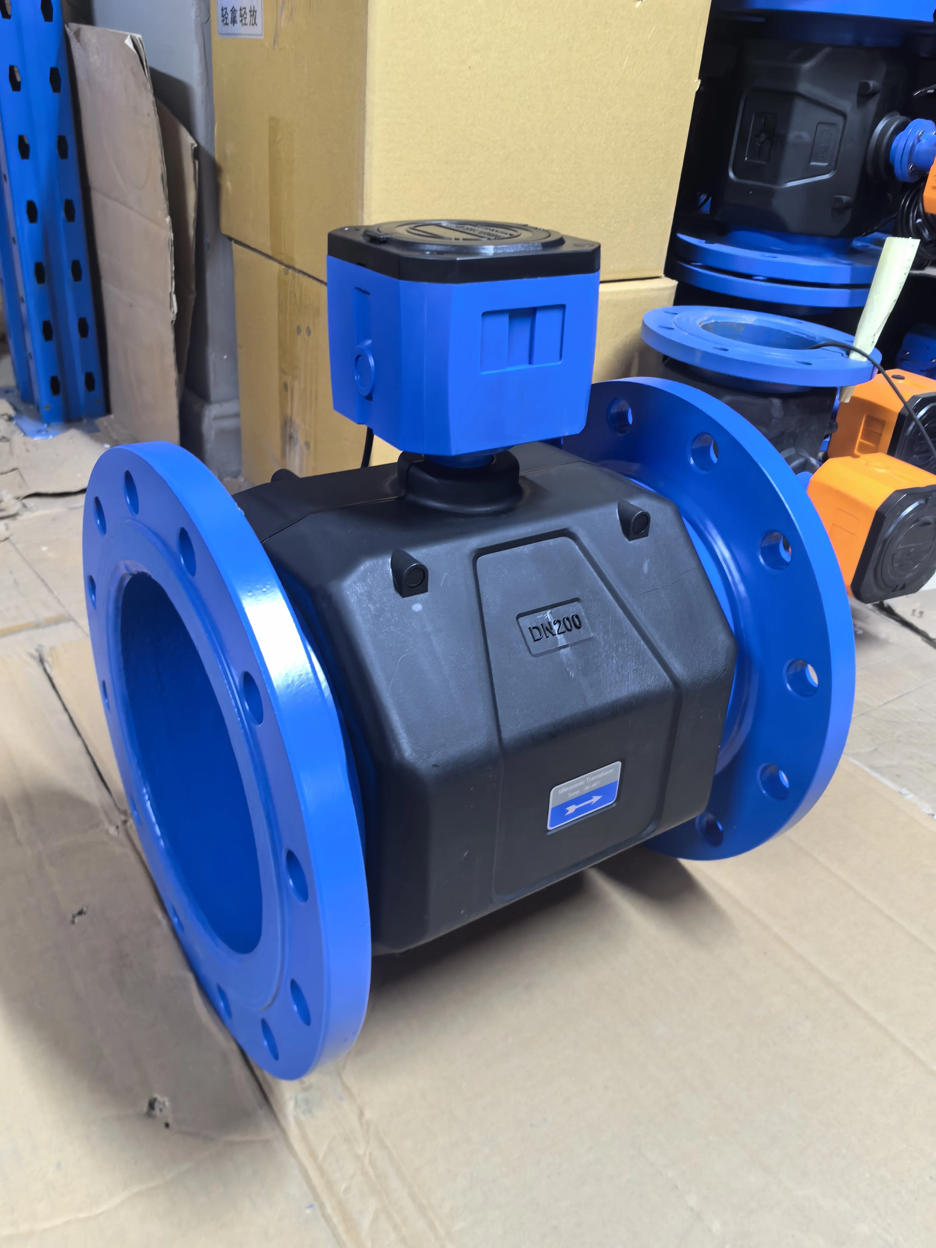 Smart Variable Area Water Oil Flow Meter High Accuracy +/-2% Pulse Output SS304 Material 0-20m/s Flow Rate Flanged Water Meter