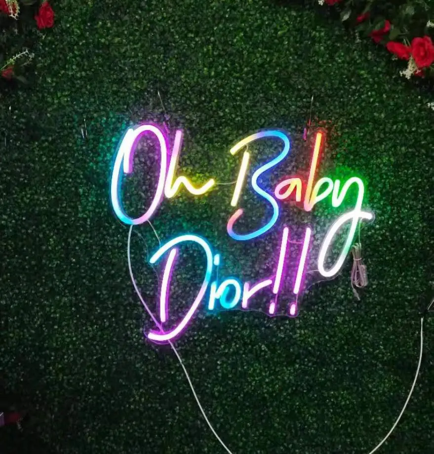 Custom LED Neon Light Sign Wall Decor Personalized Handmade Design Neon Art Wall Sign for Party Wedding Home Bedroom Bar Slogan