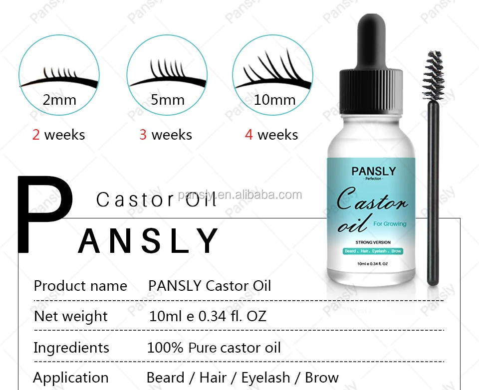 pure castor oil for eyebrows