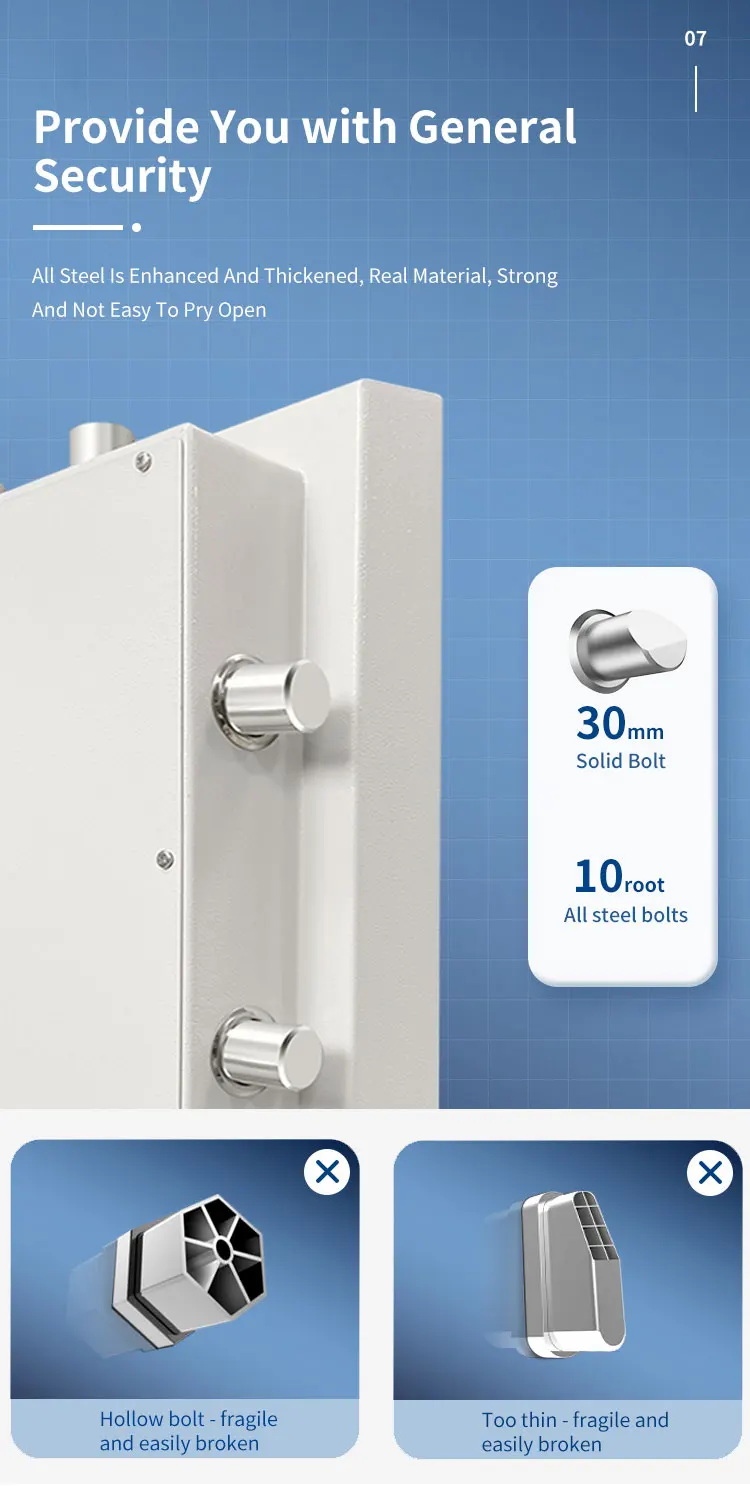 CEQSAFE Home Office Fire Box 2 Key Locks Cabinet Document Fireproof Safe manufacture